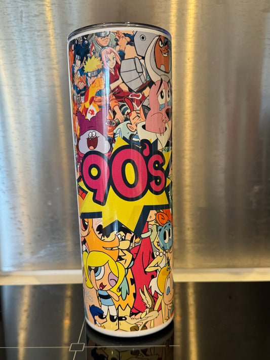 90’s cartoon tumbler